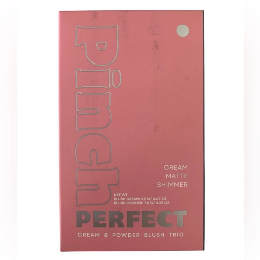 OZ LAB BEAUTY Pinch Perfect Cream + Powder Blush Trio • Flirty Flamingo NIB